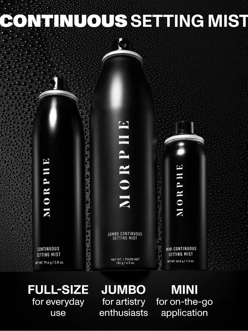 Morphe Mini Continuous Setting Mist — NEW✨
